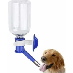 Distributeurs D'eau Chien Chat Bouteille D'eau Pour Chien Gourde Chien à Suspendre Sur Cage Bouteille D'eau De 500ml