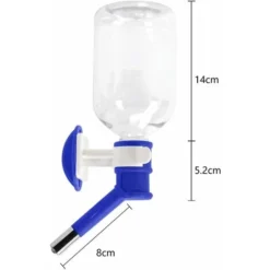 Distributeurs D'eau Chien Chat Bouteille D'eau Pour Chien Gourde Chien à Suspendre Sur Cage Bouteille D'eau De 500ml -Promos Patto Chou Boutique 47882889 4