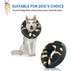 Collerette Souple Pour Chiens De Grande Taille, Moyenne Et Petite Taille, Pour Après Une Chirurgie, Collerette Gonflable Pour Chat Avec Boucle Réglable, Camouflage, M 7 Collerette Souple Pour Chiens De Grande Taille, Moyenne Et Petite Taille, Pour Après Une Chirurgie, Collerette Gonflable Pour Chat Avec Boucle Réglable, Camouflage, M -Promos Patto Chou Boutique 48408852 3