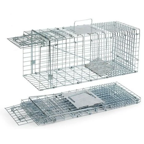 Cage De Capture Pour Chats Pliant - Moyenne 1 Cage De Capture Pour Chats Pliant - Moyenne
