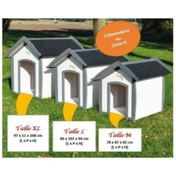 Niche Chien En Bois Moderne De Haute Qualite BELLA 222 Taille L 86 X 102 X 94 Cm 9 Niche Chien En Bois Moderne De Haute Qualite BELLA 222 Taille L 86 X 102 X 94 Cm -Promos Patto Chou Boutique 50601869 5