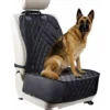 DENUOTOP Housse De SièGe De Voiture Pour Chien Pour SièGes Avant. Protecteur De SièGe De Voiture ImperméAble Et Anti-Rayures Pour Chiens. Convient à La Plupart Des Camions, Camionnettes Et Vus (Noir)