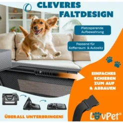 LOVPET® Caisse Pour Chien Caisse De Transport Pour Chien Pliable Avec écuelle Sac De Transport Sac De Transport Pour Chien Caisse De Transport Pour Animaux Domestiques, Chiens Et Chats Caisse De Trans -Promos Patto Chou Boutique 52884050 4