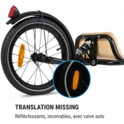 Companion Chaser Remorque Vélo Suiveuse 30 kg 16&quot Bouleau Multiplex -Promos Patto Chou Boutique 53588881 5