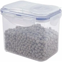 Boîte Multifonction Boîte De Rangement Transparente En Plastique Pour Aliments Pour Animaux De Compagnie 1L-Macaron