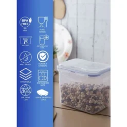 Boîte Multifonction Boîte De Rangement Transparente En Plastique Pour Aliments Pour Animaux De Compagnie 1L-Macaron -Promos Patto Chou Boutique 55916057 5