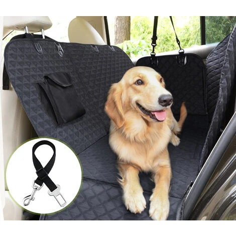 Pecute Housses De Siège D'auto Pour Chien Universelle, Housse Protection De Siège D'arrière Avec Poche De Rangement, Housse Banquette Imperméable Pour Voiture Et SUV Tansport Chien(146 X 136cm,Noir) 1 Pecute Housses De Siège D'auto Pour Chien Universelle, Housse Protection De Siège D'arrière Avec Poche De Rangement, Housse Banquette Imperméable Pour Voiture Et SUV Tansport Chien(146 X 136cm,Noir)