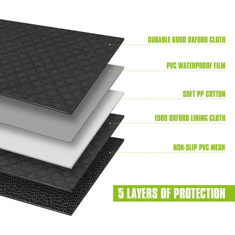 Pecute Housses De Siège D'auto Pour Chien Universelle, Housse Protection De Siège D'arrière Avec Poche De Rangement, Housse Banquette Imperméable Pour Voiture Et SUV Tansport Chien(146 X 136cm,Noir) 2 Pecute Housses De Siège D'auto Pour Chien Universelle, Housse Protection De Siège D'arrière Avec Poche De Rangement, Housse Banquette Imperméable Pour Voiture Et SUV Tansport Chien(146 X 136cm,Noir) – Image 2