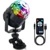 Voiture USB éblouissante Lumière De Blé Petite Boule Magique Lumière De Musique De Voiture En Plein Air LED Cristal Boule Magique Lumière Lumière Rotative Colorée Lumière DJ Modèle USB W