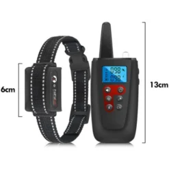 2 En 1 Collier De Dressage Pour Chien 1000 Metre - Collier Anti Aboiement Avec Telecommande Recepteur, IP67 Etanche -Promos Patto Chou Boutique 59331826 5