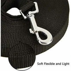 Laisse Pour Chien (10m Noir), Laisse De Dressage Chien Avec Poignée Longe Chien Longue Sangle En Nylon Mains Libre Pour Petits à Grands Chiens Animal De Compagnie Promenade Jogging -Promos Patto Chou Boutique 59448554 5