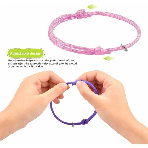 Lot De 12 Collier Chiot Naissance, Colliers D'identification Pour Chiots ,Collier Chaton Chiot Réglable Collier D'identification De Chiot Pour Animal De Compagnie (12 Couleurs,6.5-10.5cm)——VEBTles 4 Lot De 12 Collier Chiot Naissance, Colliers D'identification Pour Chiots ,Collier Chaton Chiot Réglable Collier D'identification De Chiot Pour Animal De Compagnie (12 Couleurs,6.5-10.5cm)——VEBTles – Image 4