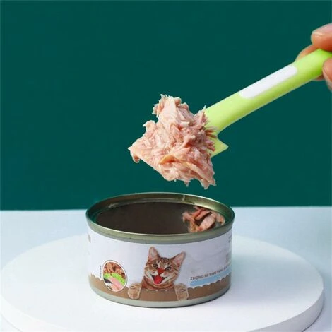MINKUROW Cuillère À Nourriture Pour Animaux De Compagnie - Cuillère À Nourriture Pour Animaux Tpr De Grande Capacité,Cuillère À Nourriture Pour Chat Avec Prise En Main Confortable Pour Chiens(Vert) 2 MINKUROW Cuillère À Nourriture Pour Animaux De Compagnie - Cuillère À Nourriture Pour Animaux Tpr De Grande Capacité,Cuillère À Nourriture Pour Chat Avec Prise En Main Confortable Pour Chiens(Vert) – Image 2