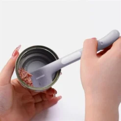 MINKUROW Cuillère À Nourriture Pour Animaux De Compagnie - Cuillère À Nourriture Pour Animaux Tpr De Grande Capacité,Cuillère À Nourriture Pour Chat Avec Prise En Main Confortable Pour Chiens（Gris） -Promos Patto Chou Boutique 59868027 3