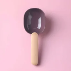 MINKUROW Cuillère D'alimentation Pour Animal Domestique, Cuillère À Nourriture Pour Chien, Pelle À Nourriture Pour Chien, Cuillère À Nourriture Pour Chat, 1 Pièce (Rose)