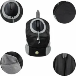 Ensoleillé 1 Pièce De Transport Pour Animaux De Compagnie Portable Et Confortable Pour Le Vélo, La Randonnée, Les Voyages, Le Shopping (L, Bleu) -Promos Patto Chou Boutique 64489261 3