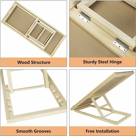 100 Cm De Long Marches En Bois Pour Chien Rampe Pour Chien Rampe Réglable En Hauteur Pour Voiture Pour Grand Chien Rampe Pour Animal De Compagnie, Anti-dérapant 3 100 Cm De Long Marches En Bois Pour Chien Rampe Pour Chien Rampe Réglable En Hauteur Pour Voiture Pour Grand Chien Rampe Pour Animal De Compagnie, Anti-dérapant – Image 3