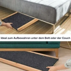 100 Cm De Long Marches En Bois Pour Chien Rampe Pour Chien Rampe Réglable En Hauteur Pour Voiture Pour Grand Chien Rampe Pour Animal De Compagnie, Anti-dérapant 8 100 Cm De Long Marches En Bois Pour Chien Rampe Pour Chien Rampe Réglable En Hauteur Pour Voiture Pour Grand Chien Rampe Pour Animal De Compagnie, Anti-dérapant -Promos Patto Chou Boutique 64568142 4