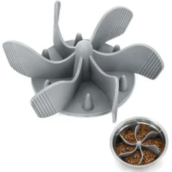 Gamelle Anti Glouton Chien, Accessoire Pour Manger Lente Pour Gloutons, Séparateur Pour Gamelle Céramique/Inoxydable/Verre, Insert Pour Bol Chien Grand Petit Taille Avec Fond Ventouse Stable