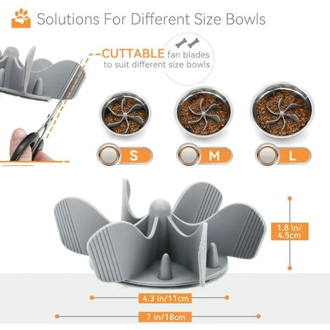 Gamelle Anti Glouton Chien, Accessoire Pour Manger Lente Pour Gloutons, Séparateur Pour Gamelle Céramique/Inoxydable/Verre, Insert Pour Bol Chien Grand Petit Taille Avec Fond Ventouse Stable 2 Gamelle Anti Glouton Chien, Accessoire Pour Manger Lente Pour Gloutons, Séparateur Pour Gamelle Céramique/Inoxydable/Verre, Insert Pour Bol Chien Grand Petit Taille Avec Fond Ventouse Stable – Image 2
