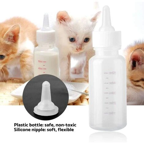 50 Ml Chien Chat Lait Alimentation Pet Biberon Chiot Chaton Nouveau-Né Animal Ensemble D'allaitement Petit Pet Feeder Pet Avec Brosse En Plastique 2 50 Ml Chien Chat Lait Alimentation Pet Biberon Chiot Chaton Nouveau-Né Animal Ensemble D'allaitement Petit Pet Feeder Pet Avec Brosse En Plastique – Image 2