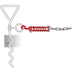 Ressort De Sécurité Pour Câble D'attache Pour Chien - Animallparadise -Promos Patto Chou Boutique 66180641 3