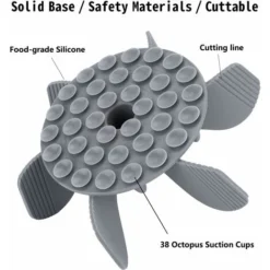 Gamelle D'alimentation Lente, Anti Glouton Insérer Chien Gamelles Alimentation Saine Et Digestion Lente, Fixée Par 36 Petites Ventouses, Taille Découpable -Promos Patto Chou Boutique 66330630 3