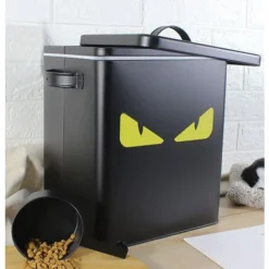 Meubles Pour Animaux De Compagnie, Seau Scellé étanche à L'humidité Pour Chiens Et Chats, Mini Noir -Promos Patto Chou Boutique 69198677 3