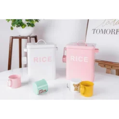 Meubles Pour Animaux De Compagnie, Seau Scellé étanche à L'humidité Pour Chiens Et Chats, RIZ Blanc Moyen 8 Meubles Pour Animaux De Compagnie, Seau Scellé étanche à L'humidité Pour Chiens Et Chats, RIZ Blanc Moyen -Promos Patto Chou Boutique 69198755 4