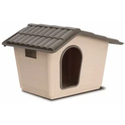 Record Cm 60 X 50 X 41 H: Chenil D'extérieur Modèle Sprint En Plastique Pour Chiens Et Chats