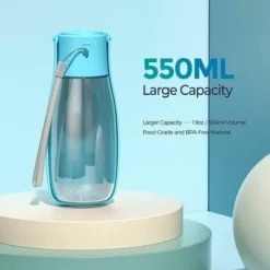 Gourde Pour Chien 550 Ml : Portable Bouteille D'eau Pour Chien Anti-Fuite, Sans BPA, Chien Chat Animaux Voyage Gourde Chien -Promos Patto Chou Boutique 69637025 3