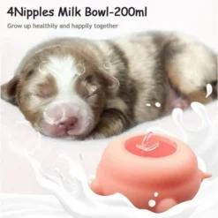 Mangeoire à Lait Pour Petits Animaux, Chiot, Chaton, 200 Ml, 4 Sucettes -Promos Patto Chou Boutique 69712843 4