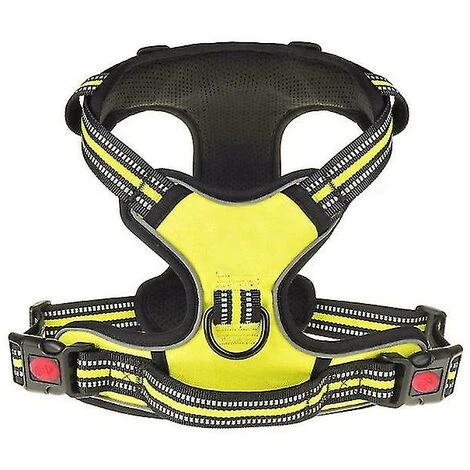 Harnais Pour Chien Sans Traction Rembourré Harnais Réglable Pour Animal De Compagnie Pour La Formation Ou La Marche De Grands Chiens. 4 Harnais Pour Chien Sans Traction Rembourré Harnais Réglable Pour Animal De Compagnie Pour La Formation Ou La Marche De Grands Chiens. – Image 4