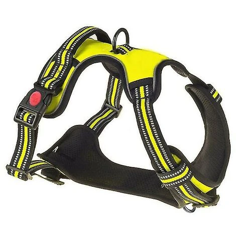 Harnais Pour Chien Sans Traction Rembourré Harnais Réglable Pour Animal De Compagnie Pour La Formation Ou La Marche De Grands Chiens. 5 Harnais Pour Chien Sans Traction Rembourré Harnais Réglable Pour Animal De Compagnie Pour La Formation Ou La Marche De Grands Chiens. – Image 5