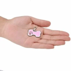 Étiquettes D'identification Pour Animaux Étiquettes De Chien Personnalisées Étiquettes De Chat En Alliage Chien Os En Forme De Blanc Étiquettes Charme Charme Pendentif D'identification(rose) -Promos Patto Chou Boutique 71052471 5