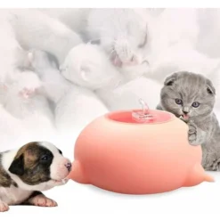 Sucettes Chiot Chaton Mangeoire En Silicone - Doux Chiot Mangeoire à Lait Mangeoire En Silicone Pour Chiot
