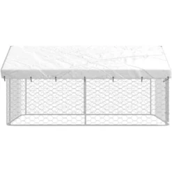 Chenil D'extérieur Avec Toit | Enclos Parc Cage Pour Chiens 300x300x150 Cm 97117 7 Chenil D'extérieur Avec Toit | Enclos Parc Cage Pour Chiens 300x300x150 Cm 97117 -Promos Patto Chou Boutique 71780732 4