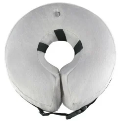 GP Collier De Protection Gonflable Pour Chien Collier De Protection Pour Chien Collier De Protection Réglable Pour Animal De Compagnie Collier De Protection Confortable Avec Velcro, (S)