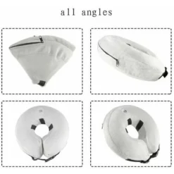 GP Collier De Protection Gonflable Pour Chien Collier De Protection Pour Chien Collier De Protection Réglable Pour Animal De Compagnie Collier De Protection Confortable Avec Velcro, (S) -Promos Patto Chou Boutique 71798448 5