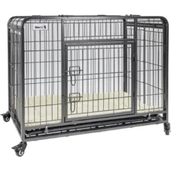 Cage Pour Chien Pliante, Boîte Pour Chien, Panier De Transport Pour Chien, Utilisable à L'intérieur Et à L'extérieur, 110x71x78 Cm - MaxxPet.