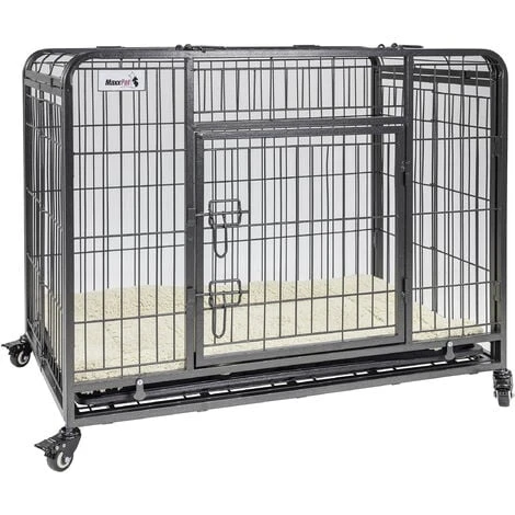 Cage Pour Chien Pliante, Boîte Pour Chien, Panier De Transport Pour Chien, Utilisable à L'intérieur Et à L'extérieur, 110x71x78 Cm - MaxxPet. 1 Cage Pour Chien Pliante, Boîte Pour Chien, Panier De Transport Pour Chien, Utilisable à L'intérieur Et à L'extérieur, 110x71x78 Cm - MaxxPet.