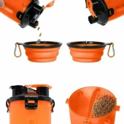 Gourde Pour Chien, Biberon Pour Chien Et Biberon 2 En 1, Bouteille D'eau Pour Chien Avec 2 écuelles Pliantes, Gourde Portable Pour Chien Pour Les Déplacements, Le Camping, La Marche, La Randonnée, L'e 7 Gourde Pour Chien, Biberon Pour Chien Et Biberon 2 En 1, Bouteille D'eau Pour Chien Avec 2 écuelles Pliantes, Gourde Portable Pour Chien Pour Les Déplacements, Le Camping, La Marche, La Randonnée, L'e -Promos Patto Chou Boutique 74453393 3