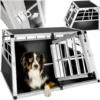Cage De Transport Pour Chien Double Dos Droit - Sac De Transport, Caisse De Transport, Cage De Transport Mobile - 89 X 69 X 50 Cm