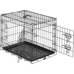 Cage De Transport Acier - Sac De Transport, Caisse De Transport, Cage De Transport Mobile - 60 X 44 X 51 Cm