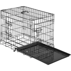 Cage De Transport Acier - Sac De Transport, Caisse De Transport, Cage De Transport Mobile - 60 X 44 X 51 Cm -Promos Patto Chou Boutique 7514395 3