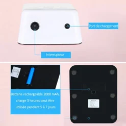 SEENLIN Gamelle à Capteur Infrarouge 330Ml, Acier Inoxydable, Couvercle à Ouverture/Fermeture Automatique, Avec Câble De Chargement Usb, Batterie Intégrée, Convient Aux Chats, Chiens, Animaux De Compa -Promos Patto Chou Boutique 75561797 5