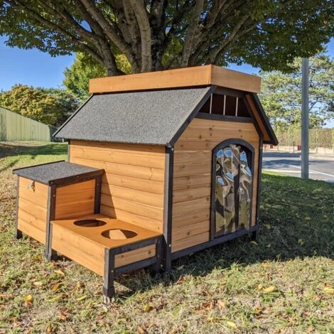 Niche À Chien Beauceron Avec Toiture Végétale Taille Xl 4 Niche À Chien Beauceron Avec Toiture Végétale Taille Xl – Image 4