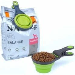 Pelle à Nourriture Multi-usages Pour Animaux De Compagnie, Tasse à Mesurer En Silicone Pliable 3 En 1 Et Clip De Fermeture De Sac Pour Chien Chat Stockage Nourriture Eau Collation Bol De Voyage -Promos Patto Chou Boutique 77249934 5