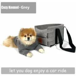 Siège Rehausseur De Voiture Pour Chien Sur Accoudoir De Voiture, Console Centrale De Voiture Amovible Et Lavable Niche Pour Petit Animal De Compagnie Chien Chat Chiot Sous -Promos Patto Chou Boutique 77505810 4