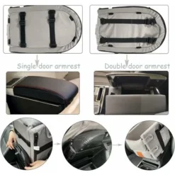 Siège Rehausseur De Voiture Pour Chien Sur Accoudoir De Voiture, Console Centrale De Voiture Amovible Et Lavable Niche Pour Petit Animal De Compagnie Chien Chat Chiot Sous -Promos Patto Chou Boutique 77505810 5
